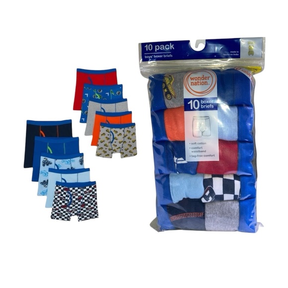 Wonder Nation Multi Color Boxer Briefs - Picture 1 of 15